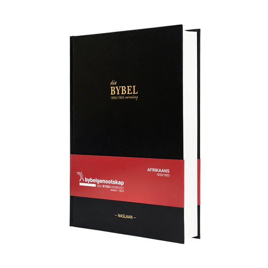 AFRIKAANS 1933/1953 volledige Bybel, Grootdruk, Swart hardeband