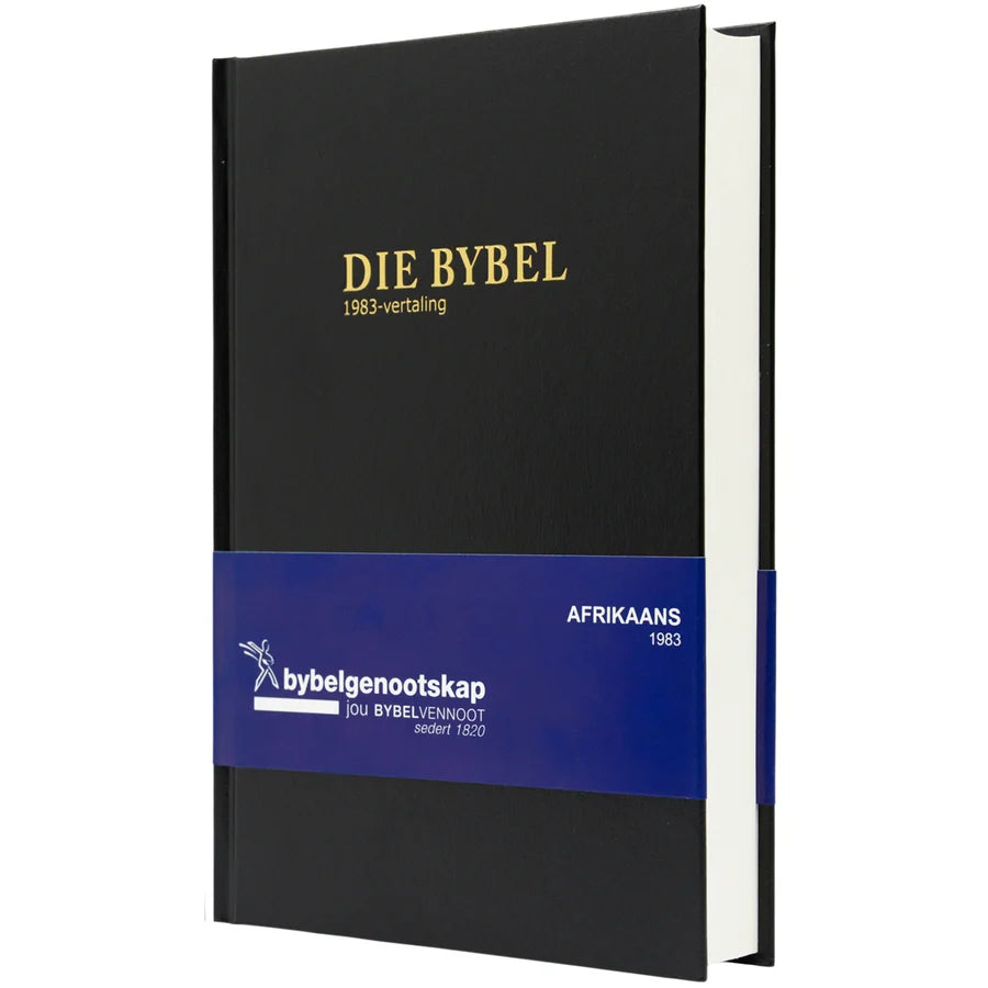 AFRIKAANS 1983 volledige Bybel, Mediumgrootte, Swart hardeband