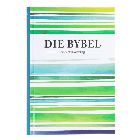 AFRIKAANS 1933/1953 volledige Bybel, Mediumgrootte, Volkleur hardeband