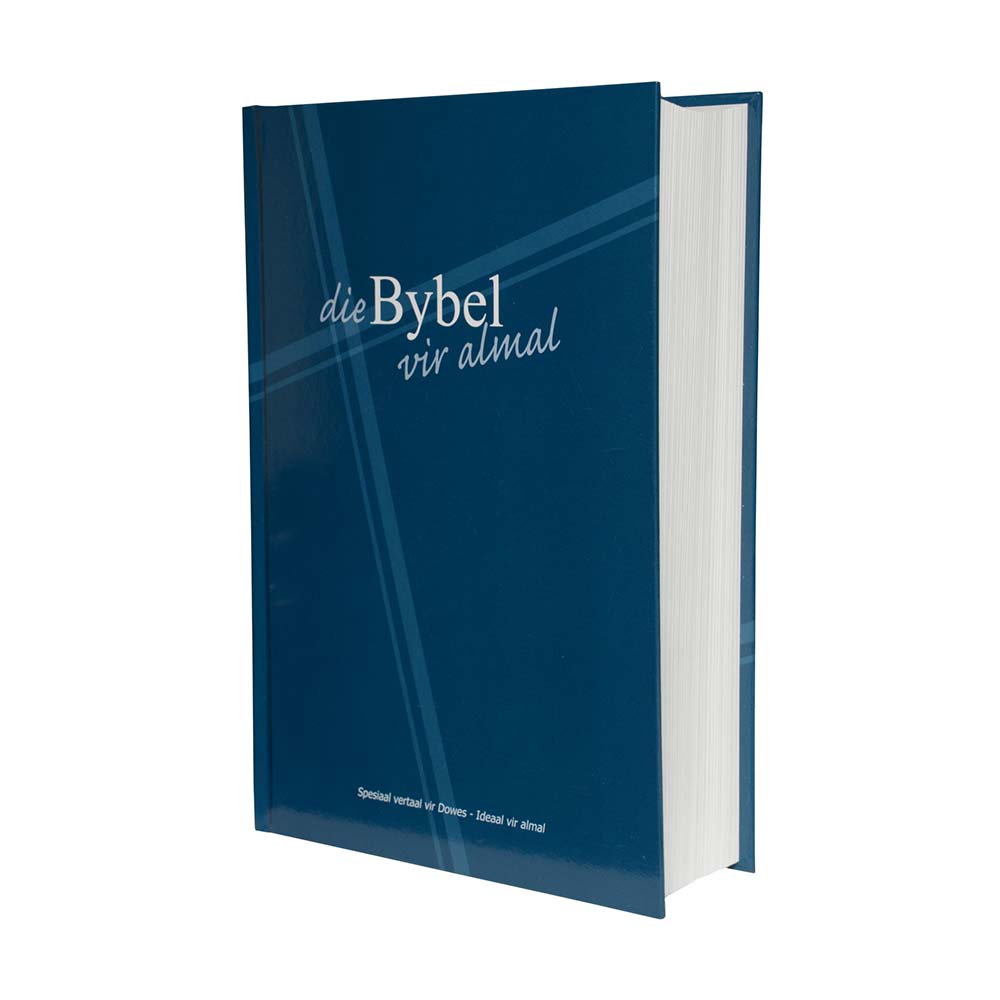Die Bybel vir Almal AFRIKAANS volledige Bybel, Medium, Volkleur, Blou hardeband