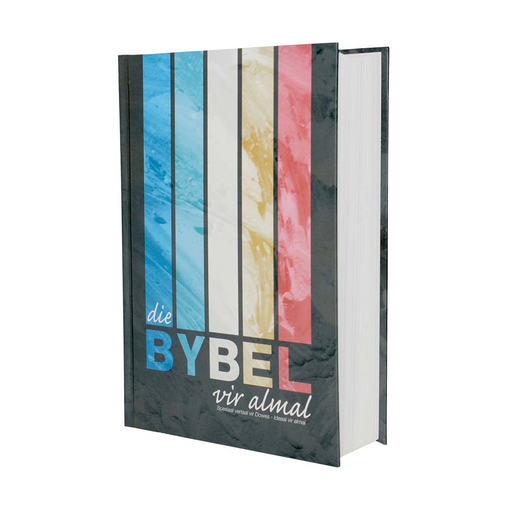 Die Bybel vir Almal AFRIKAANS volledige Bybel, Medium, Volkleur, Donkergrys hardeband